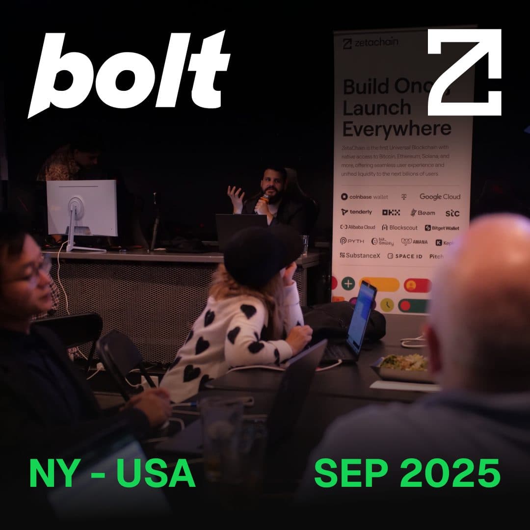 Bolt and ZetaChain event in Brooklyn, New York